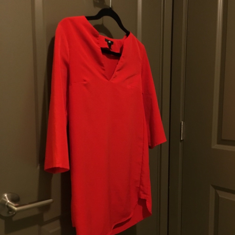 Polyester Red Dress
